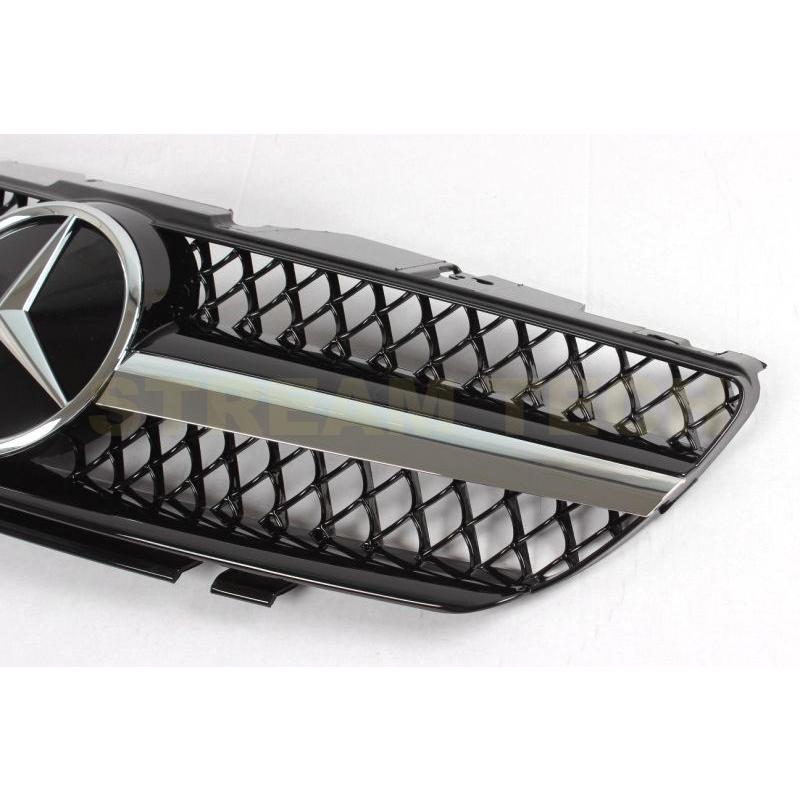 BENZ メルセデス ベンツ R230 SL 01〜06年 前期用 後期ルック ブラック 