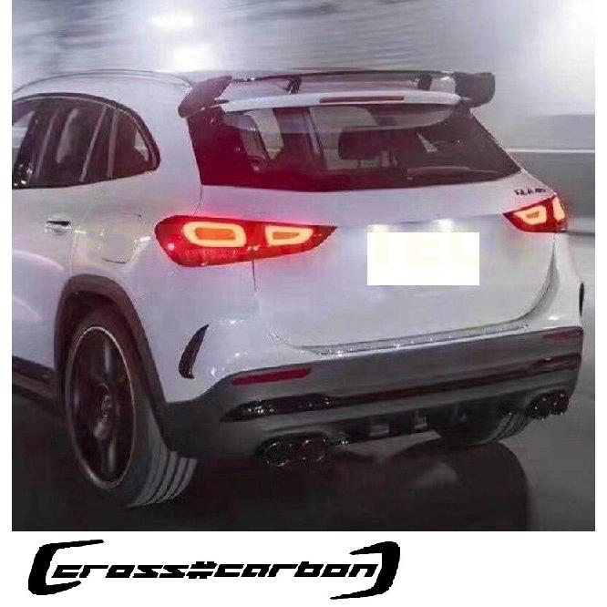 BENZ メルセデス ベンツ H247 GLA スポーツモデル用 GLA45s AMG エディション1タイプ 艶有ブラック ルーフウイング ルーフスポイラー リアルーフ GLA45 人気商品 | 