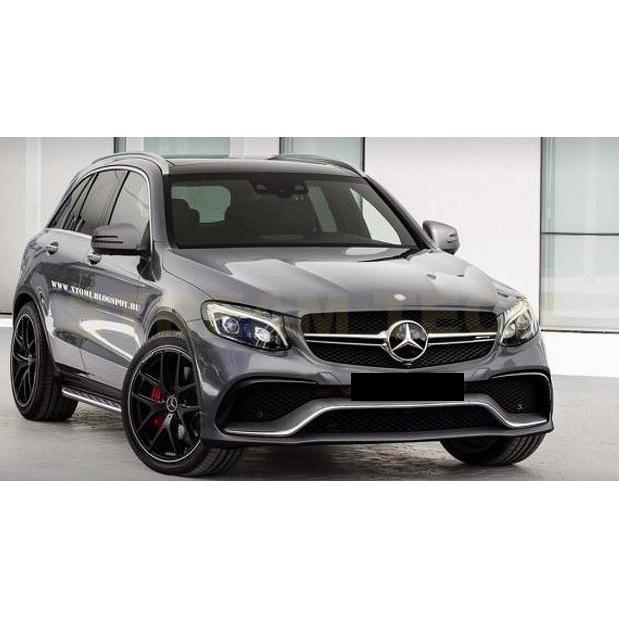 BENZ メルセデス ベンツ W253 X253 GLC SUV 前期用 GLC63 AMGタイプ バンパーエアロセット PPウレタン製 前後セット フルエアロ GLC200 GLC250 GLC43 人気商品 | 