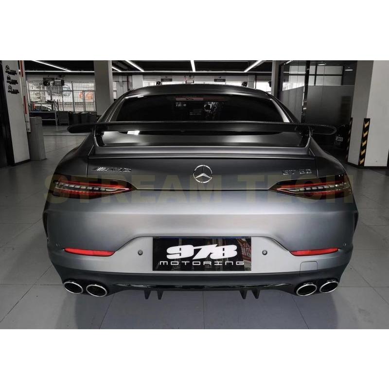BENZ メルセデス ベンツ X290 AMG GT 4ドアクーペ用 二段式 カーボン