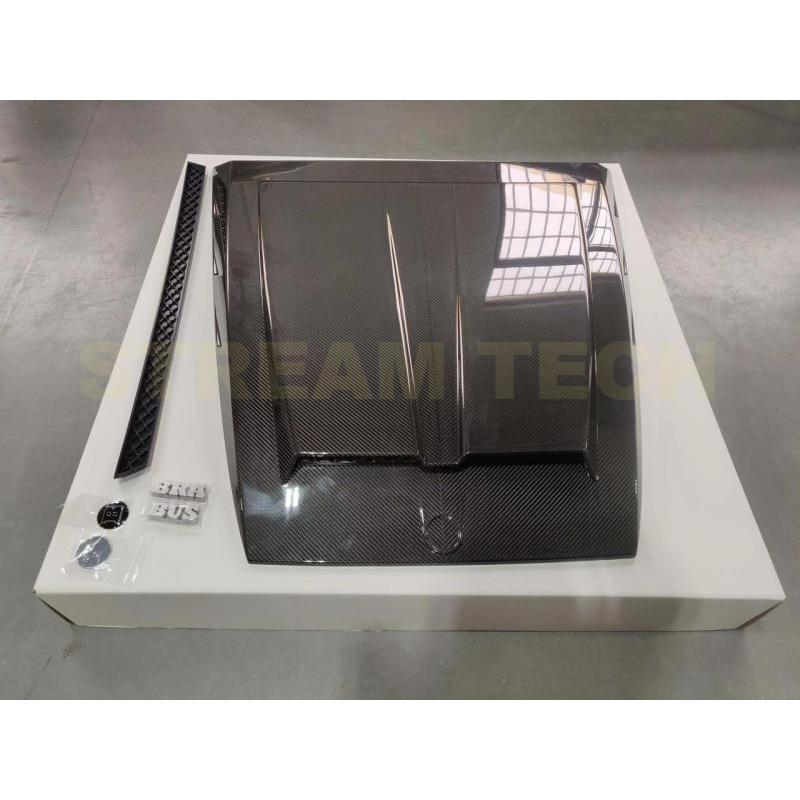 希少ベンツgカーボンファイバー フード BENZ メルセデス ベンツ W464 Gクラス ゲレンデ用 BRABUタイプ ドライ