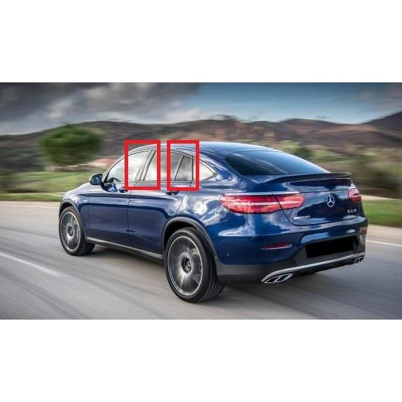 BENZ メルセデス ベンツ C253 GLC クーペ用 リアルカーボン ピラー