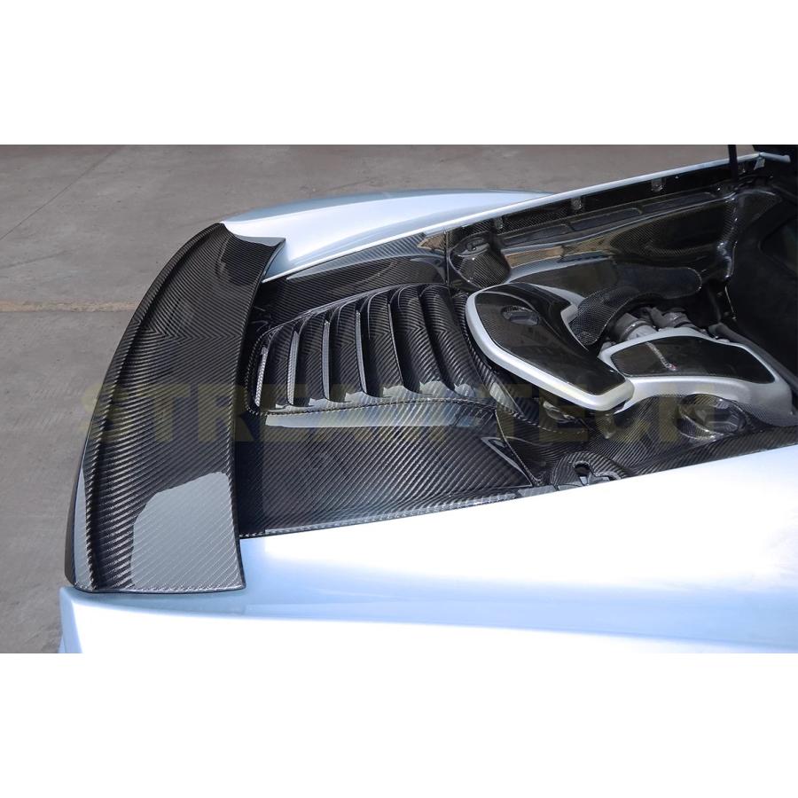 McLaren マクラーレン 650S MP4-12C用 純正仕様 ドライカーボン エンジンカバー エンジンヘッドカバー エンジンパネル カーボンカバー 人気商品 |  | 01