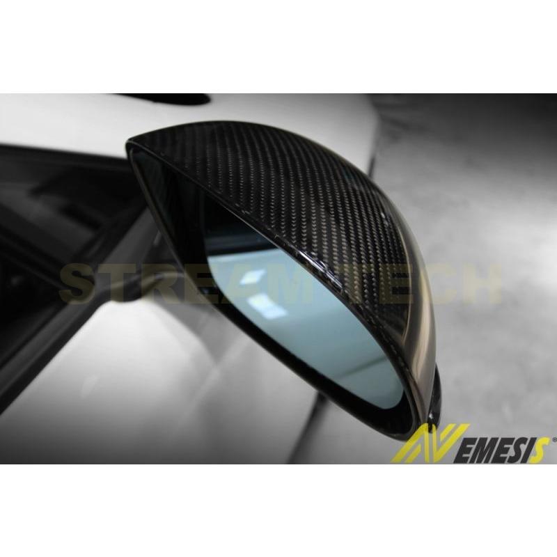 McLaren マクラーレン MP4-12C用 カーボン ミラーカバー サイドミラーカバー ドアミラーカバー バックミラーカバー カーボンカバー 交換式 |  | 01