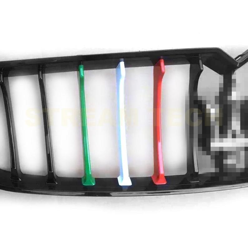 MASERATI マセラティ クアトロポルテ用 トリコロール イタリア ブラック フロントグリル センターグリル ラジエターグリル バンパーグリル Quattroporte S SQ4 |  | 02