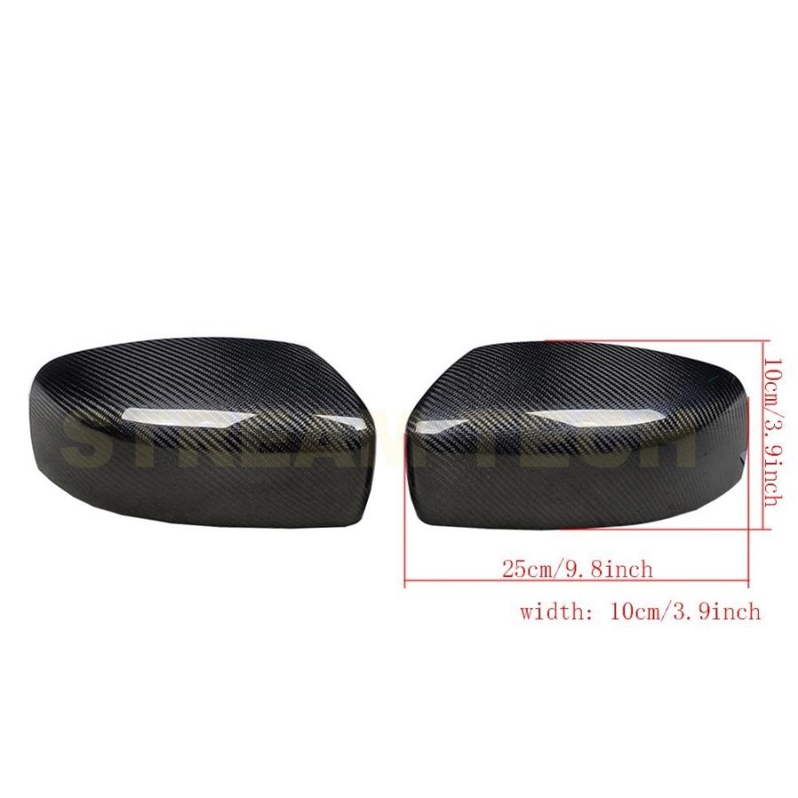 MASERATI マセラティ ギブリ クアトロポルテ 前期用 リアルカーボン ミラーカバー 貼り付け式 サイドミラーカバー ドアミラーカバー バックミラーカバー 人気 |  | 08