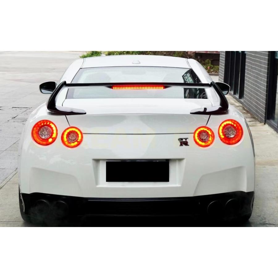 専用R35用リヤウィング　カーボン gtr NISSAN 日産 R35 GT-R用 ニスモタイプ カーボン GTウイング 5点