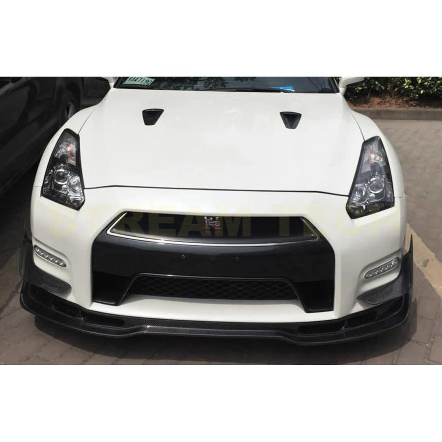 美品】日産GT-R フロントリップスポイラー（R35型）の後期モデル用HKS