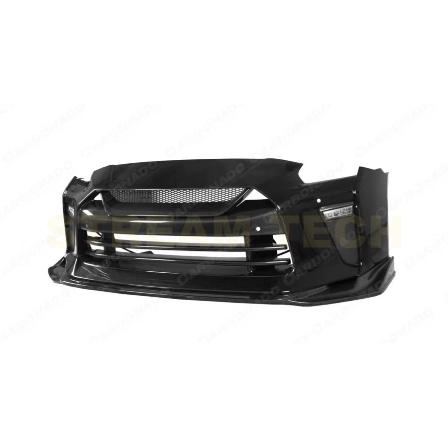 【美品】日産GT-R フロントリップスポイラー（R35型）の後期モデル用HKS 日産 GT-R GTR 後期 フロント リップ スポイラー V1 : Global