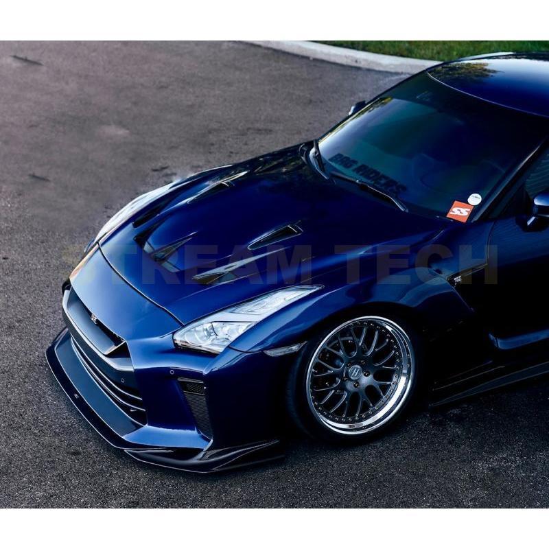 NISSAN 日産 R35 GT-R用 TSタイプ フロントバンパー 4種類有 デイライト付き フロントスポイラー リップスポイラー フロントリップ FRP カーボン 綾織 人気商品 |  | 08