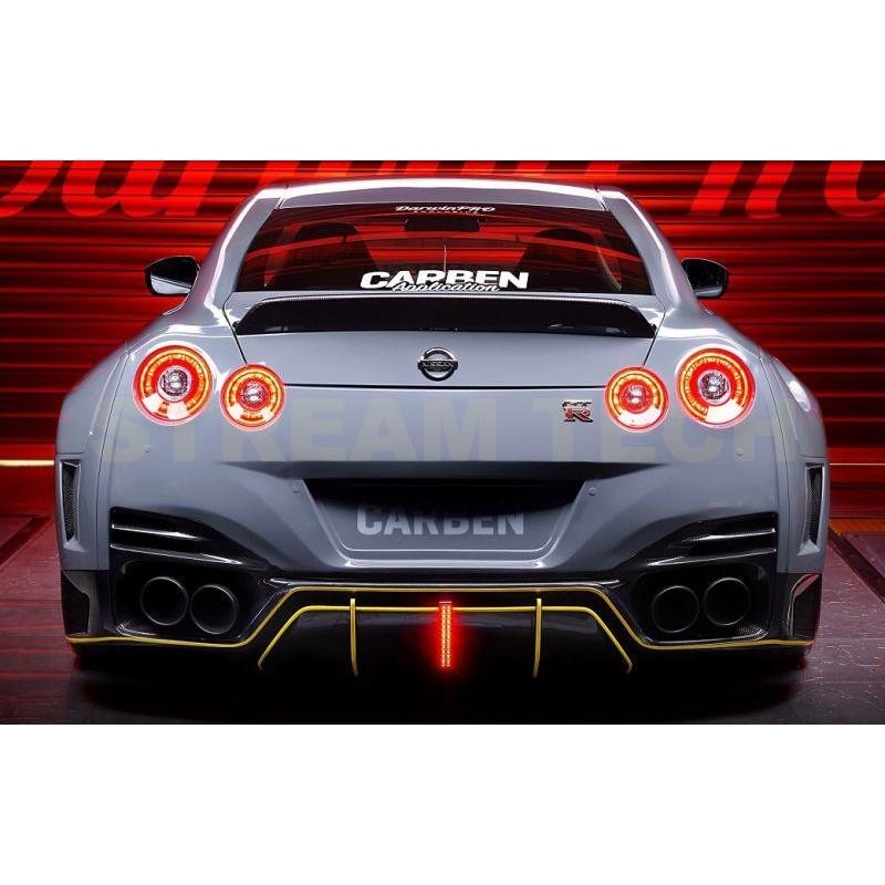 NISSAN 日産 R35 GT-R用 ライフタイム ハーフカーボン リアバンパー ディフューザー ストップランプ バンパー エアロパーツ ニッサン MY09 MY12 MY15 人気 |  | 05