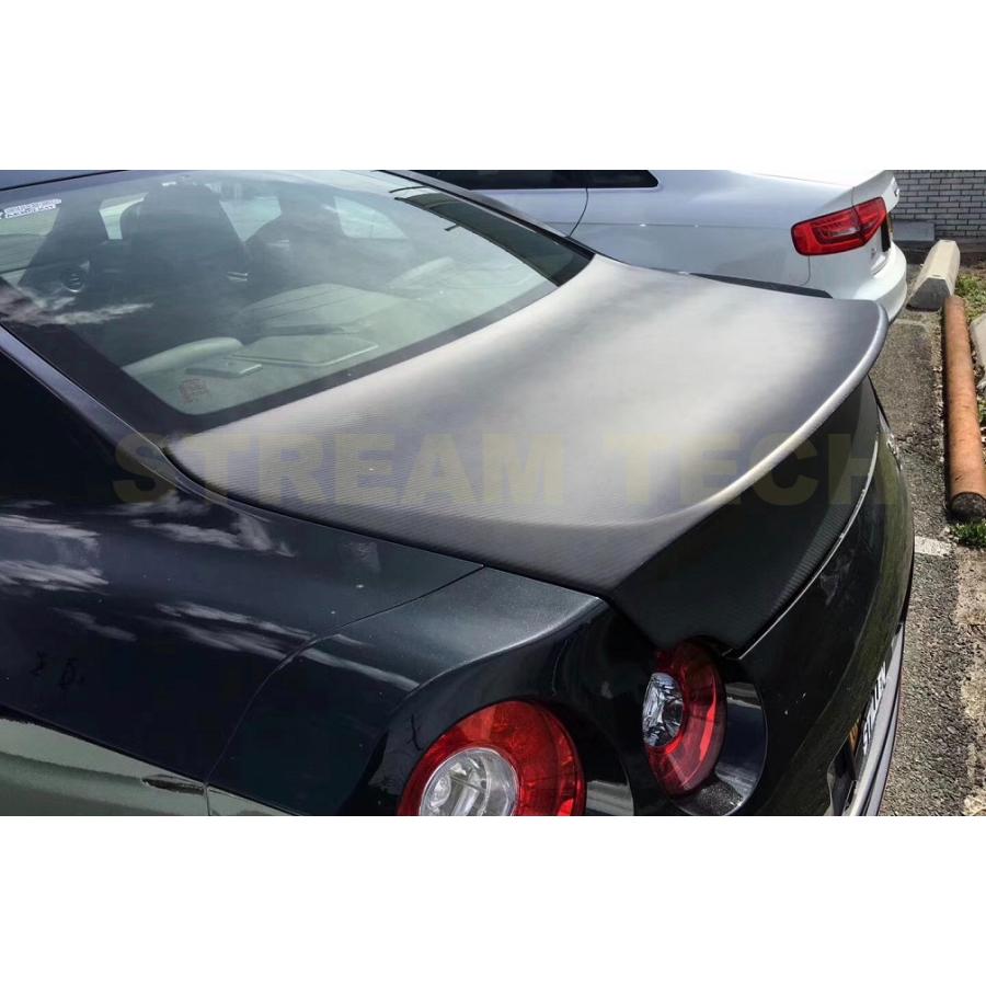 専用R35用リヤウィング　カーボン gtr NISSAN 日産 R35 GT-R用 カーボン トランクスポイラー 増設