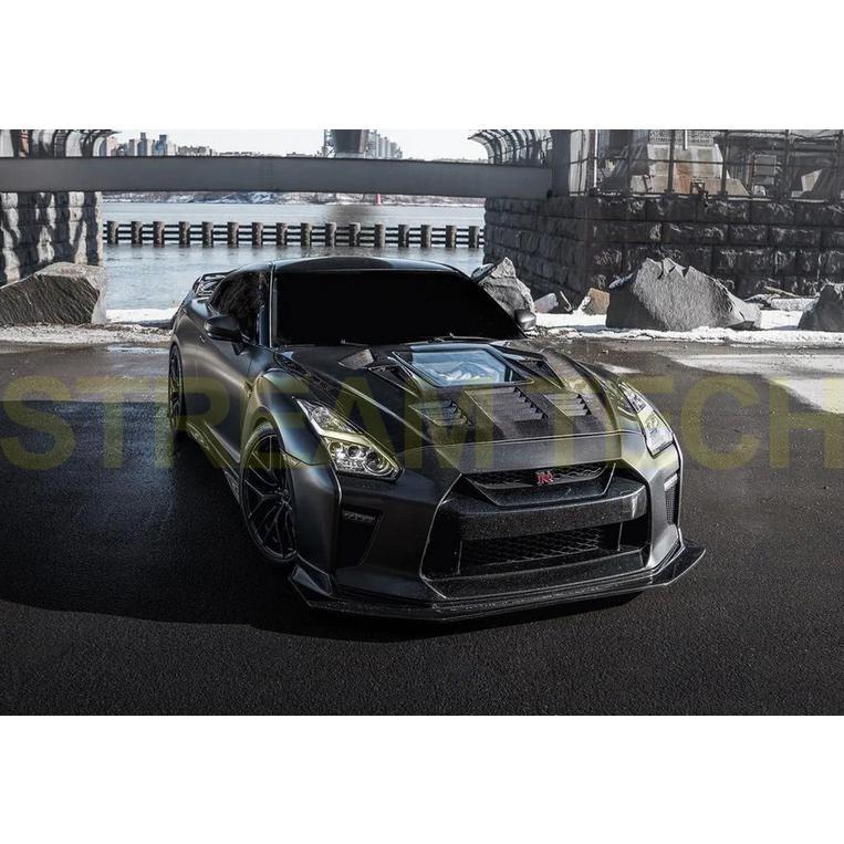 NISSAN 日産 R35 GT-R用 天窓 ダクト付き カーボン ボンネット 4種類有 綾織カーボン フォージドカーボン エンジンフード 炭素繊維 Ver2 CMST 人気商品 |  | 09