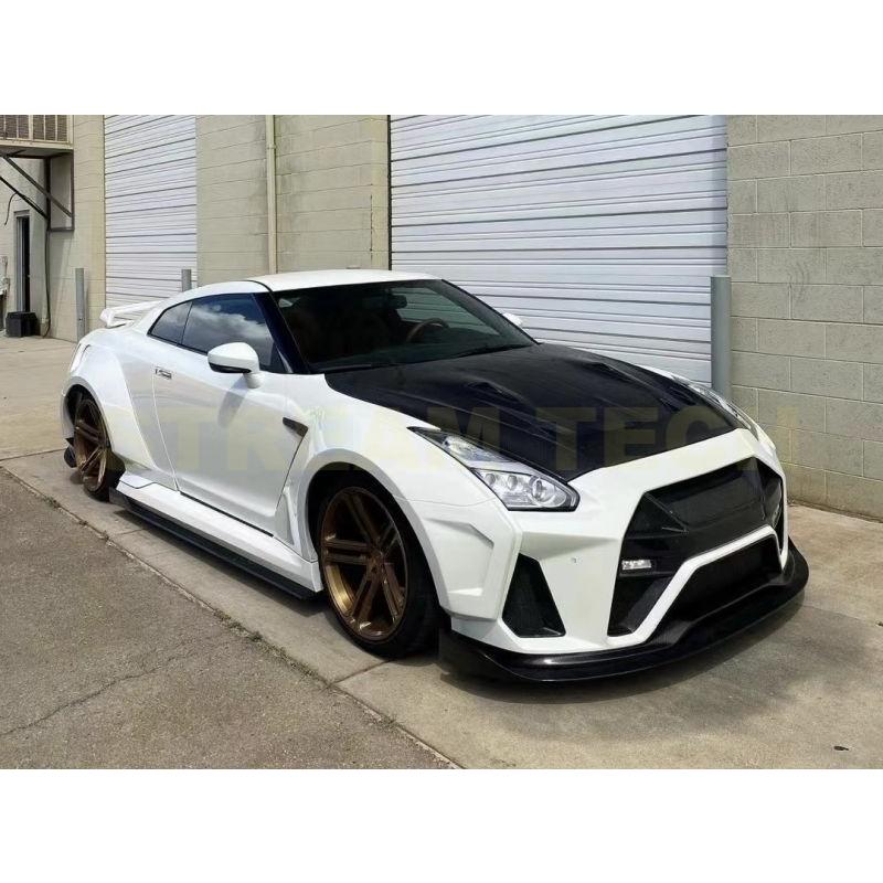 NISSAN 日産 R35 GT-R用 LTタイプ カーボン ワイドボディキット フルエアロセット エアロ バンパー サイドステップ ディフューザー フェンダー ばら売り可能 |  | 09