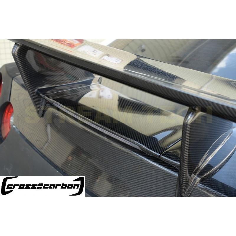 専用R35用リヤウィング　カーボン gtr NISSAN 日産 GT-R R35 トランク用 リア ウィング 本物Carbon