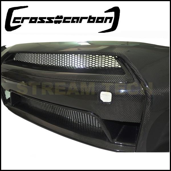 NISSAN 日産 R35 GT-R 07〜16年用 後期タイプ カーボン フロントバンパー カーボンバンパー エアロパーツ ニッサン GTR 綾織カーボン |  | 02