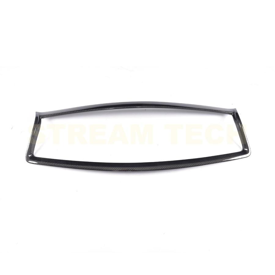 日産 V37 スカイライン フロントグリル カバー ガーニッシュ カーボン調 スカイライン V37系後期 グリルガーニッシュカット済シート