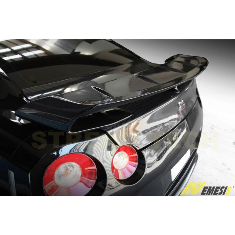 NISSAN 日産 R35 GT-R用 カーボン トランク 入門版 トランクリッド リアトランク 一面カーボン 綾織カーボン 平織カーボン 人気商品 | 