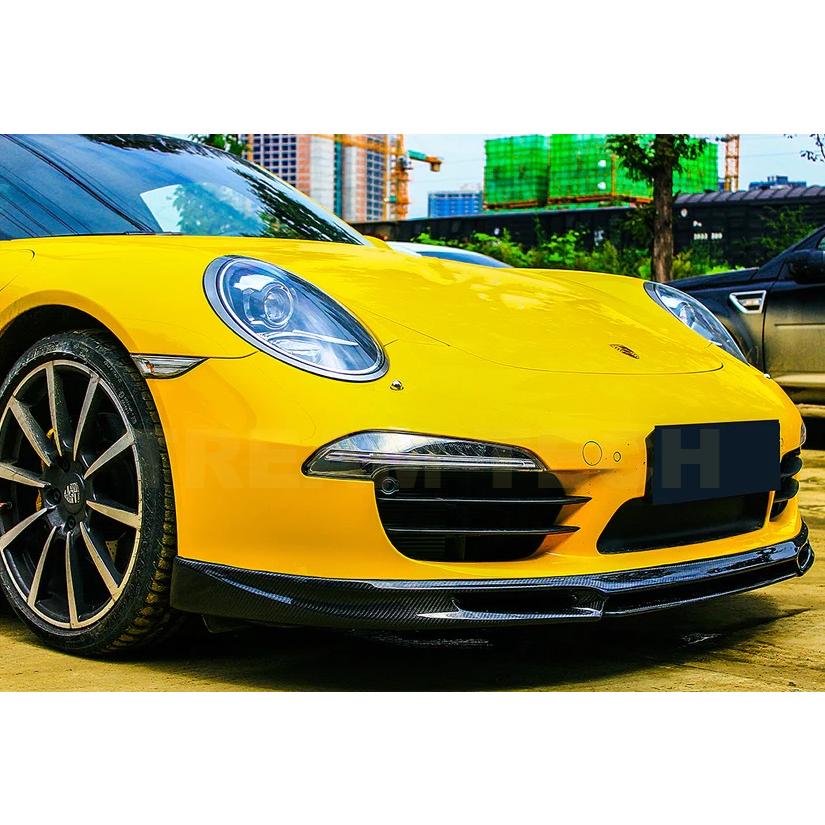 PORSCHE ポルシェ 991 カレラ 前期用 VRSタイプ カーボン フロントスポイラー リップスポイラー フロントリップ バンパーリップ 綾織 シュタイナー 991.1 911 |  | 03