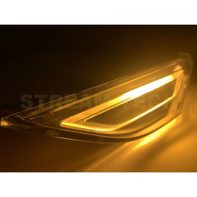 PORSCHE ポルシェ 991 981用 LED クリア サイドマーカー サイドライト