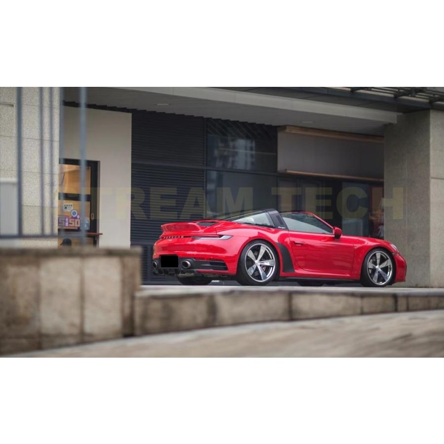 PORSCHE ポルシェ 992 カレラ用 ビッグダックテール トランクスポイラー 2種類有 FRP カーボン リアスポイラー リアウイング チンスポイラー 911 Carrera｜streamtech｜09