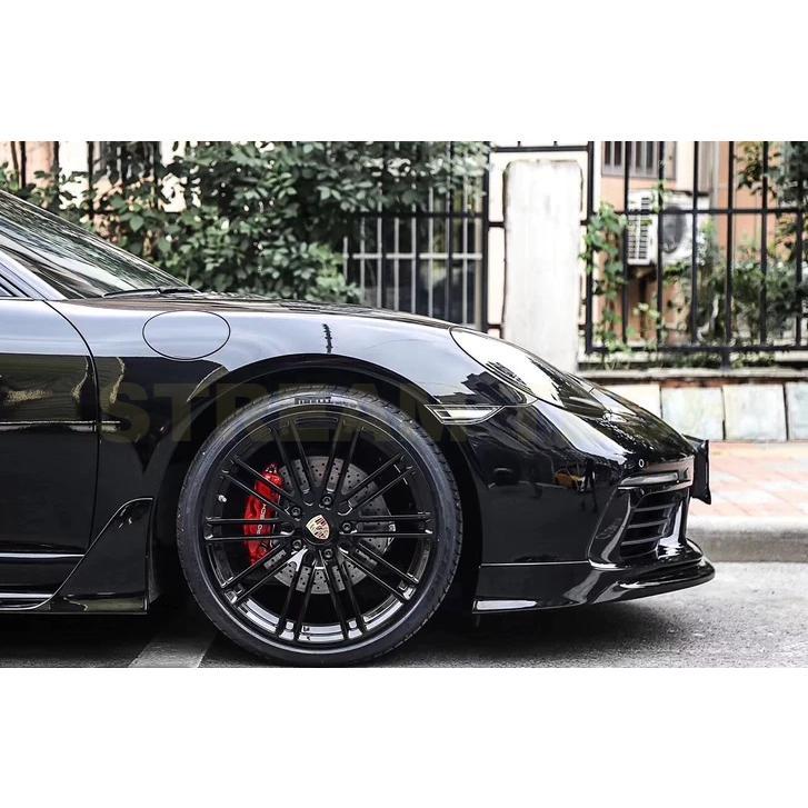 PORSCHE ポルシェ 718 ケイマン ボクスター用 BSSタイプ カーボン フロントスポイラー リップスポイラー カーボンリップ フロントリップ BLACK SAILS 982 人気 |  | 09
