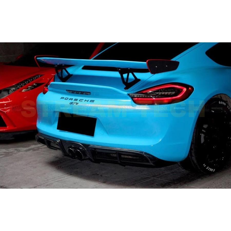 ポルシェ 981 GT4 ケイマン 純正 リアディフューザー 新品未使用 PORSCHE ポルシェ 981 ケイマン ボクスター用 GT4タイプ リア