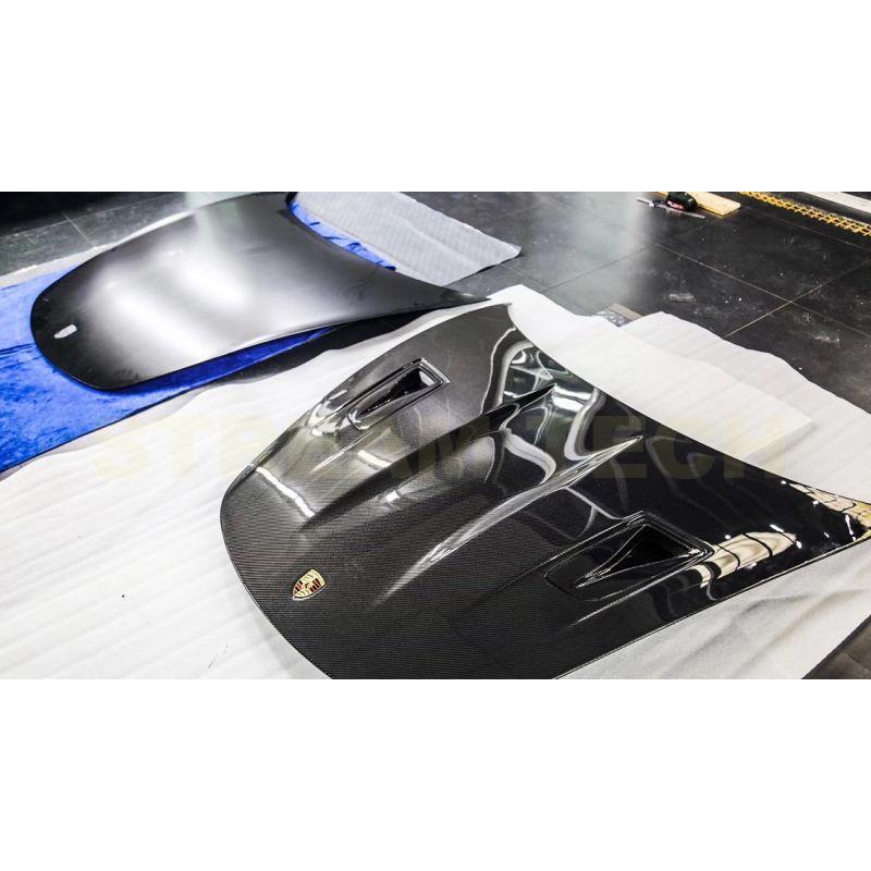 PORSCHE ポルシェ 991 カレラ用 GT2 RSタイプ カーボン ボンネット エンジンフード カーボンフード 綾織カーボン 911 991.1 991.2 Carrera S ターボ タルガ 人気 |  | 01