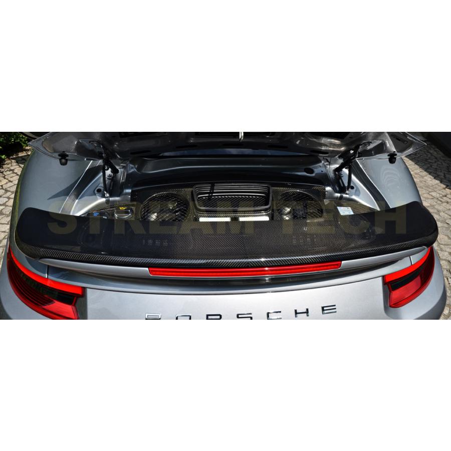 PORSCHE ポルシェ 991 ターボS 後期用 純正タイプ カーボン リアウイング GTウイング カーボンウイング リアスポイラー トランクスポイラー 綾織 911 991.2 |  | 01