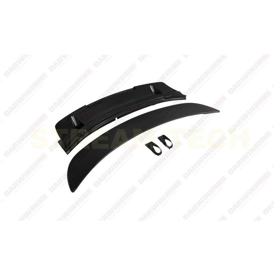 PORSCHE ポルシェ 991 ターボS 後期用 純正タイプ カーボン リアウイング GTウイング カーボンウイング リアスポイラー トランクスポイラー 綾織 911 991.2 |  | 02