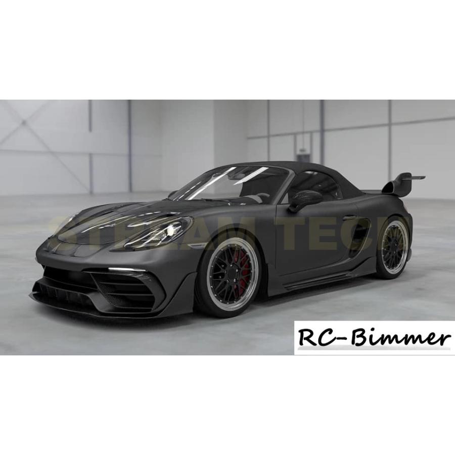 PORSCHE ポルシェ 718 ボクスター用 Stuttmateタイプ GTウイング 2種類有 FRP カーボン リアウイング クジラウイング リアスポイラー トランクスポイラー 982 |  | 06