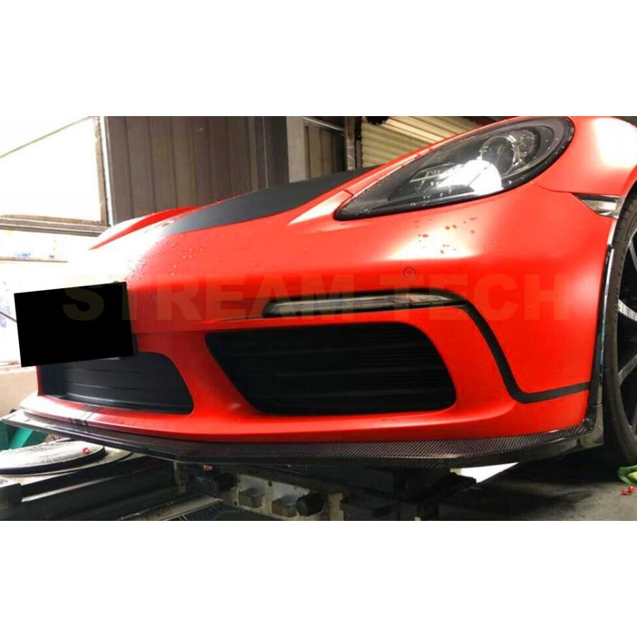 エルカミーノ　リップスポイラー PORSCHE ポルシェ 718 ケイマン ボクスター用 GT4タイプ