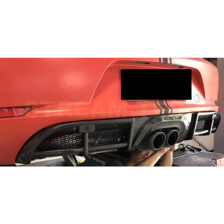 ポルシェ718ケイマンGT-4 リアディフューザーパネル　中古 PORSCHE ポルシェ 718 ケイマン ボクスター用 GT4タイプ