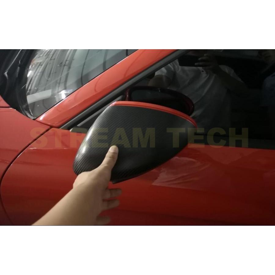 ポルシェ 718 ケイマン リアルカーボン　ミラー&ドアカバー PORSCHE ポルシェ 718 ケイマン ボクスター用 ドライカーボン