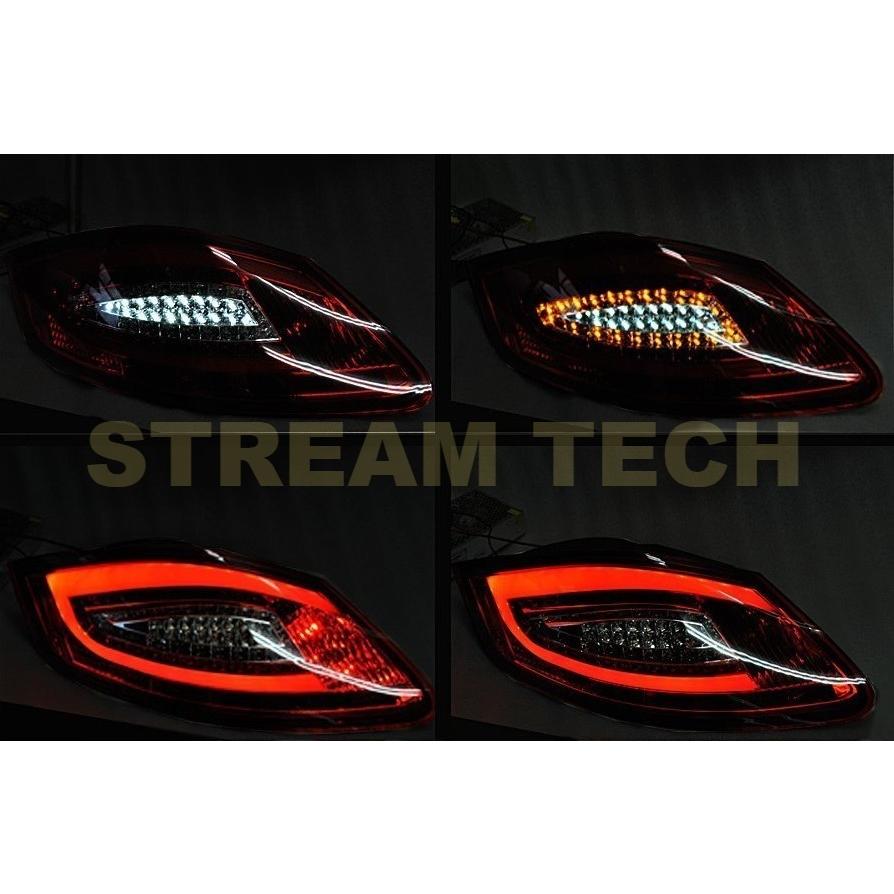 PORSCHE ポルシェ 987 ケイマン ボクスター 05〜09年用 新型 LED クリアテールランプ レッド クリア テールライト リアライト ランプ Cayman Boxster 人気商品 |  | 08