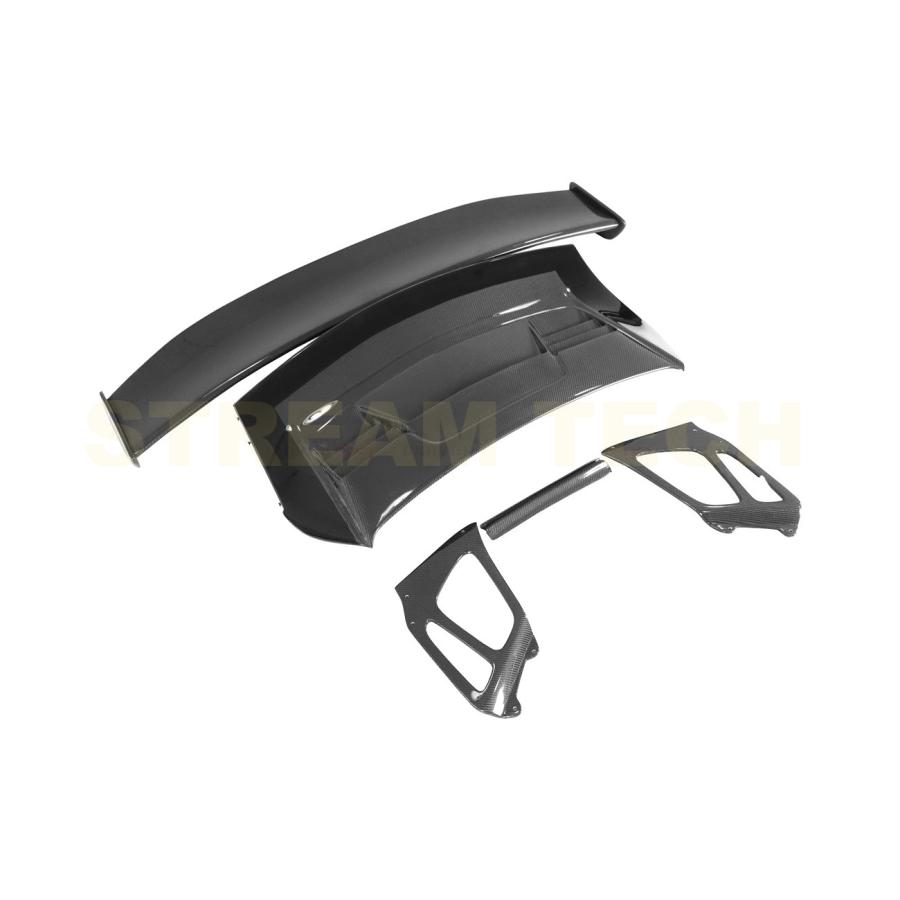 PORSCHE ポルシェ 991.2 GT3 後期用 ブラックシリーズ RSタイプ リアウイング GTウイング ウイングキット リアスポイラー 3種類有 FRP カーボン 911 GT3 GT2 |  | 10