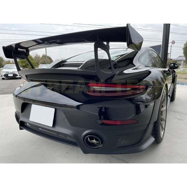 PORSCHE ポルシェ 991.2 GT3 後期用 ブラックシリーズ RSタイプ リアウイング GTウイング ウイングキット リアスポイラー 3種類有 FRP カーボン 911 GT3 GT2 |  | 04