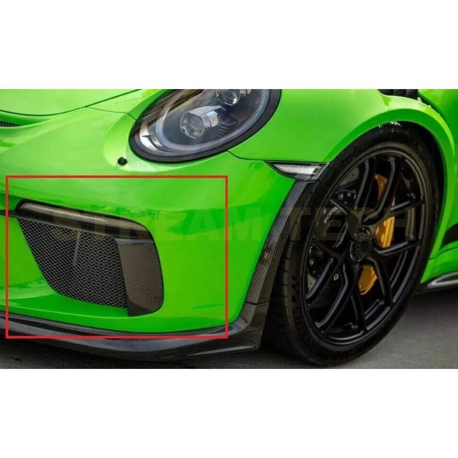 PORSCHE ポルシェ 991 GT3 後期用 ドライカーボン フロントカナード 