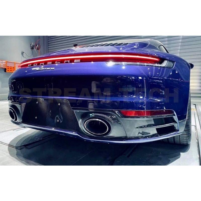 PORSCHE ポルシェ 992 カレラ用 スポーツデザイン ドライカーボン リアディフューザー リアアンダースポイラー リアリップ アンダーリップ 911 Carrera S 4 4S |  | 01