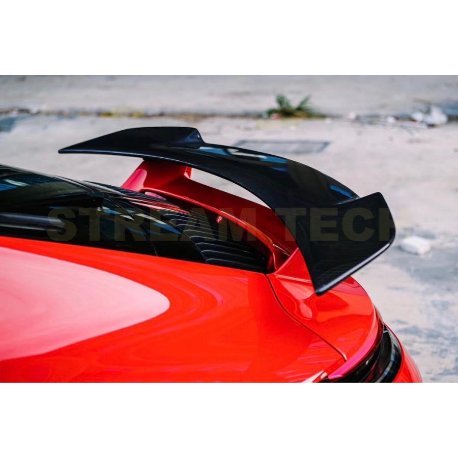 PORSCHE ポルシェ 992 カレラ用 スポーツデザイン リアウイング GTウイング リアスポイラー トランクスポイラー 3種類有 FRP 綾織 Porsche 911 Carrera S 4 4S |  | 03