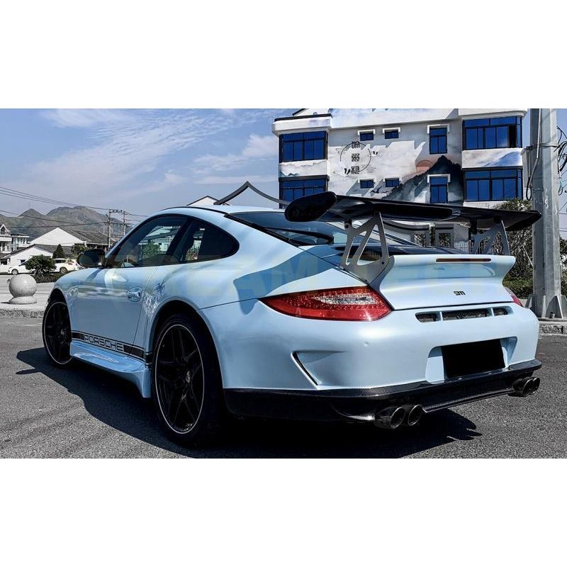 PORSCHE ポルシェ 997 カレラ用 GT3 RSタイプ リアウイング 3種類有 FRP ハーフカーボン フルカーボン レーシングウイング クジラウイング 911 前期 後期 人気 |  | 01