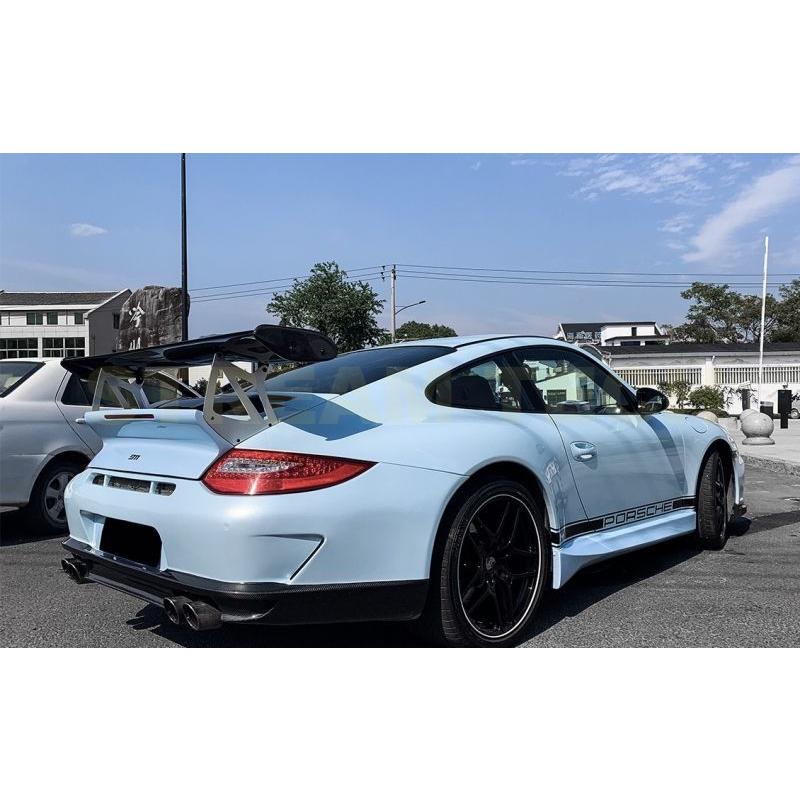 PORSCHE ポルシェ 997 カレラ用 GT3 RSタイプ リアウイング 3種類有 FRP ハーフカーボン フルカーボン レーシングウイング クジラウイング 911 前期 後期 人気 |  | 02