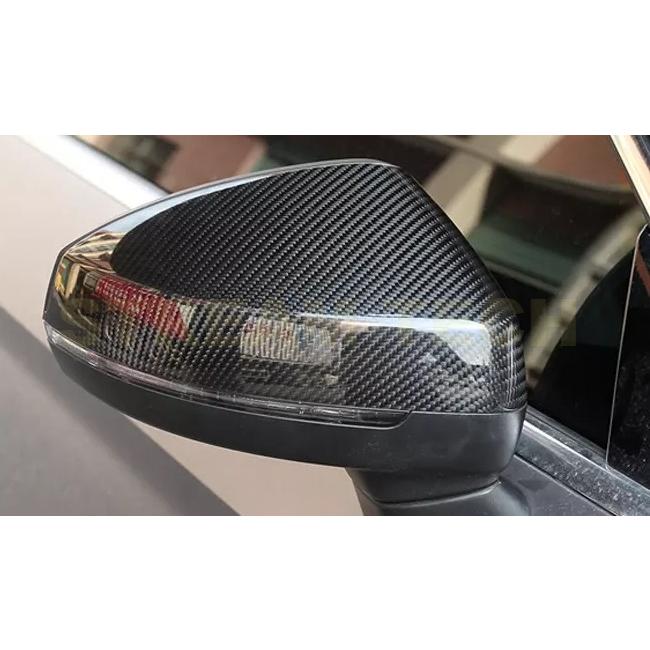 AUDI アウディ 8V A3 S3 RS3用 カーボン ミラーカバー 交換式 レーンチェンジアシスト無し サイドミラーカバー ドアミラーカバー バックミラーカバー 綾織 人気 |  | 13