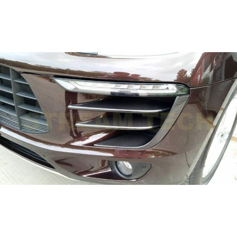 PORSCHE ポルシェ マカン用 カーボン フロントダクトフィンカバー 6ピース フォグランプカバー フォグトリム エアロガーニッシュ 綾織カーボン 95B Macan 人気 |  | 04