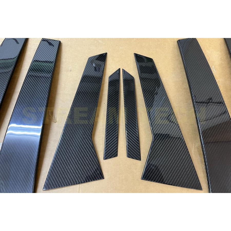 PORSCHE ポルシェ マカン用 リアルカーボン ピラーパネル 8点セット ピラーガーニッシュ センターピラー サイドピラー 綾織カーボン Porsche Macan 95B 人気商品 |  | 03
