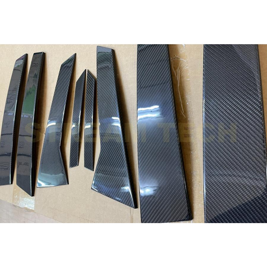 PORSCHE ポルシェ マカン用 リアルカーボン ピラーパネル 8点セット ピラーガーニッシュ センターピラー サイドピラー 綾織カーボン Porsche Macan 95B 人気商品 |  | 04