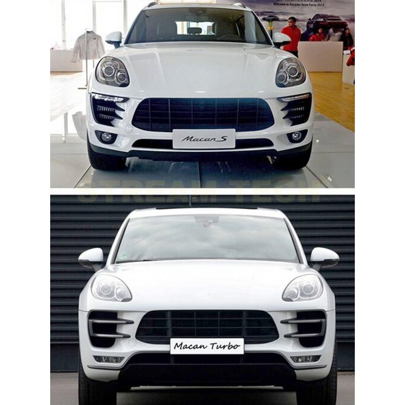 PORSCHE ポルシェ マカン用 ターボタイプ フルエアロセット ボディキット フルエアロパーツ バンパー リップ ディフューザー PPウレタン製 95B Porsche Macan |  | 04