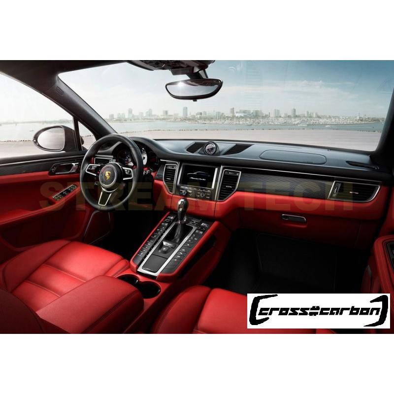 PORSCHE ポルシェ マカン 前期 右ハンドル用 カーボン インテリアパネル 7点セット カーボンパネル ガーニッシュ インパネ 綾織カーボン 95B Macan 人気商品 |  | 01