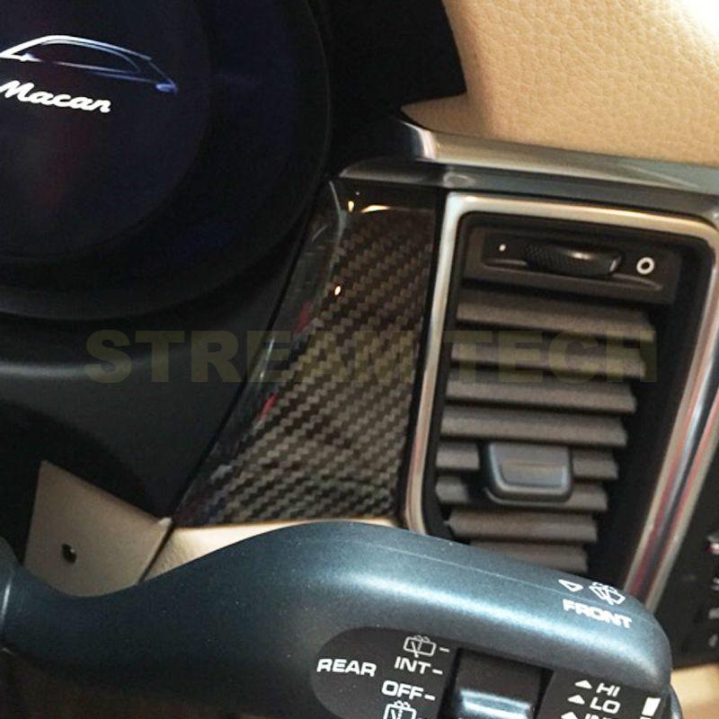 PORSCHE ポルシェ マカン 前期 右ハンドル用 カーボン インテリアパネル 7点セット カーボンパネル ガーニッシュ インパネ 綾織カーボン 95B Macan 人気商品 |  | 06