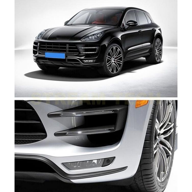 PORSCHE ポルシェ マカン用 ターボタイプ フロントバンパー ボディキット バンパー グリル フォグランプ デイライト エアロ PPウレタン製 95B Porsche Macan |  | 18
